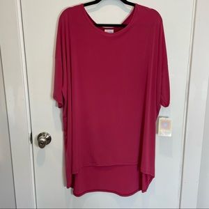 LuLaRoe Irma tunic in pink. 3XL.